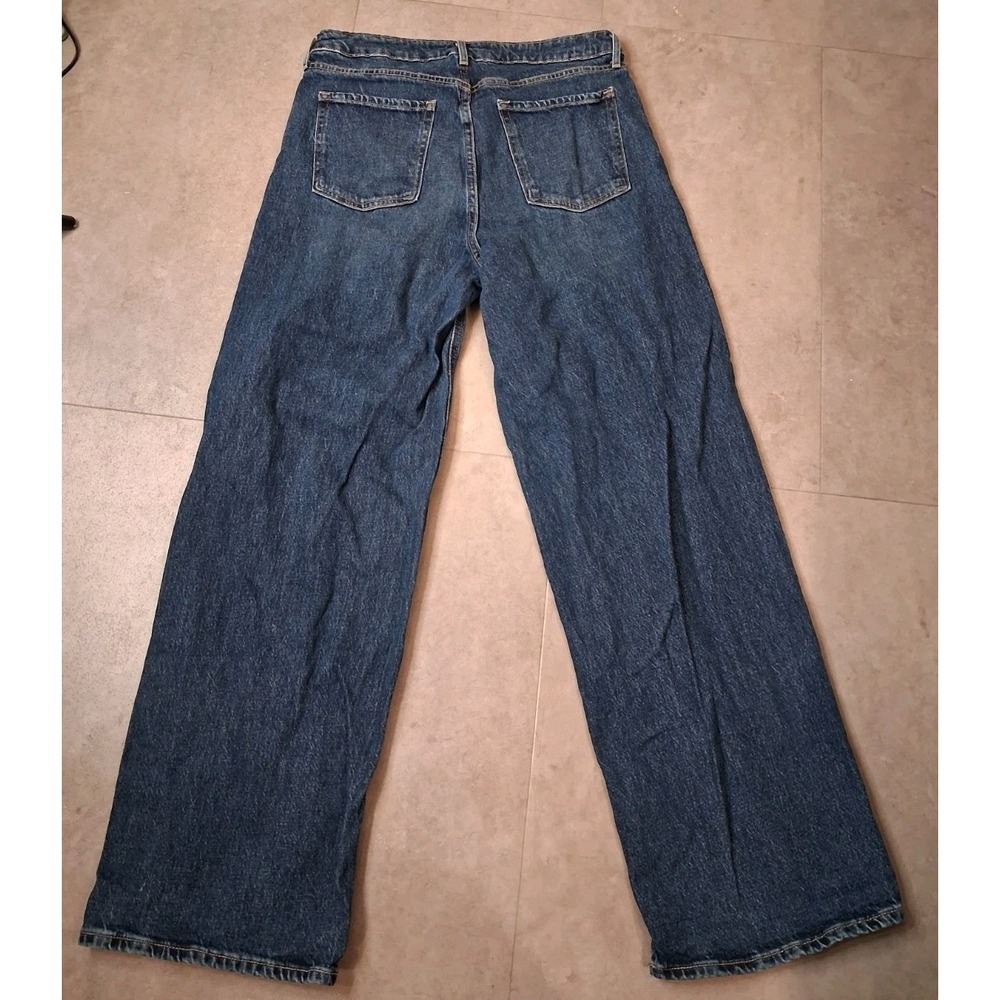 Old Navy High Rise Sky-Hi Wide Leg Jeans Size 10 Relaxed - Picture 3 of 12